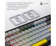Ajazz AK820 MAX Magnetic switches Black Gray Yellow RGB - 1536367 - zdjęcie 10